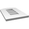 Ekena Millwork Arch Top Surface Mount PVC Gable Vent: Functional, w/ 3-1/2"W x 1"P Standard Frame, 12"W x 18"H GVPAR12X1801SF - alternate 4